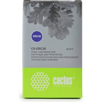 Матричный картридж CACTUS CS-ERC30 для Epson ERC 30, 34, 38, черный