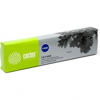 Матричный картридж CACTUS CS-FX890 (S015329) для Epson FX-890, LQ-590, черный