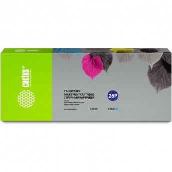 Струйный картридж CACTUS CS-SJIC26PC (SJIC26P(C)) для Epson ColorWorks TM-C7500, голубой, 295 мл Струйный картридж CACTUS CS-SJIC26PC (SJIC26P(C)) для Epson ColorWorks TM-C7500, голубой, 295 мл